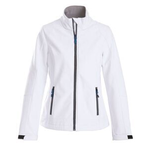 Printer Womens/Ladies Trial Soft Shell Jacket / White